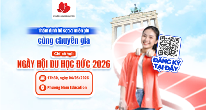 Sự kiện “Ngày hội Du học Đức 2026” - Gặp gỡ trực tiếp các trường Đại học Đức uy tín