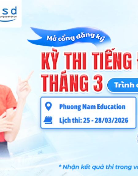 Thông báo tổ chức kỳ thi cấp Chứng chỉ năng lực tiếng Đức ÖSD tháng 03/2026