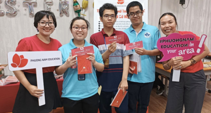 Phuong Nam Education - Nhà tài trợ Vàng sự kiện Silvester, tổ chức bởi câu lạc bộ văn hóa Đức 