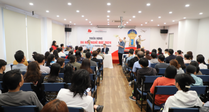 Buổi đón tiếp Đại diện trường Oberlinhaus và workshop “Triển vọng Du học nghề Đức 2024” diễn ra thành công