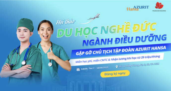 Hội thảo “Du học nghề Đức ngành Điều dưỡng”, giao lưu trực tiếp chủ tịch tập đoàn Điều dưỡng hàng đầu tại Đức