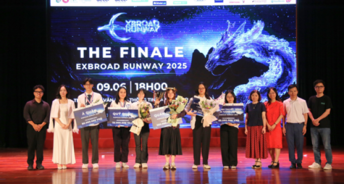 Phuong Nam Education - Nhà tài trợ Học bổng cuộc thi Exbroad Runway 2025 do CLB Du học trường Đại học Ngoại thương Hà Nội tổ chức