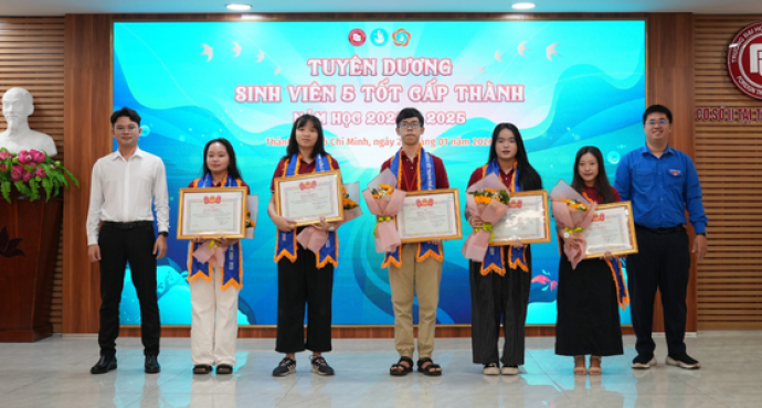 Phuong Nam Education - Nhà tài trợ Đồng hành Lễ tuyên dương SV5T (SUPER 5 2025) do Hội Sinh viên trường Đại học Ngoại thương tại TP.HCM tổ chức