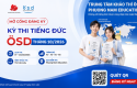 Thông báo tổ chức kỳ thi cấp Chứng chỉ năng lực tiếng Đức ÖSD tháng 10/2026