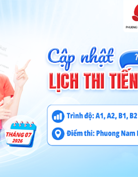 Thông báo lịch thi cấp Chứng chỉ năng lực tiếng Đức ÖSD tháng 07/2026 và tháng 08/2026
