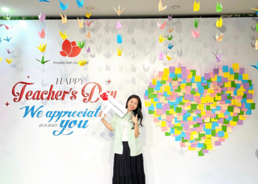 Trái tim tri ân - Món quà 20.11 ý nghĩa của Phuong Nam Education và học viên gửi đến quý Thầy Cô