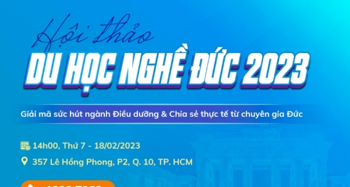 Hội thảo “Cơ hội Du học nghề & việc làm Điều dưỡng tại Đức”, giao lưu trực tiếp chuyên gia Đức